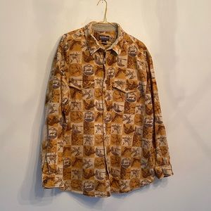 Vintage Woolrich Mens Button Up Shirt XL